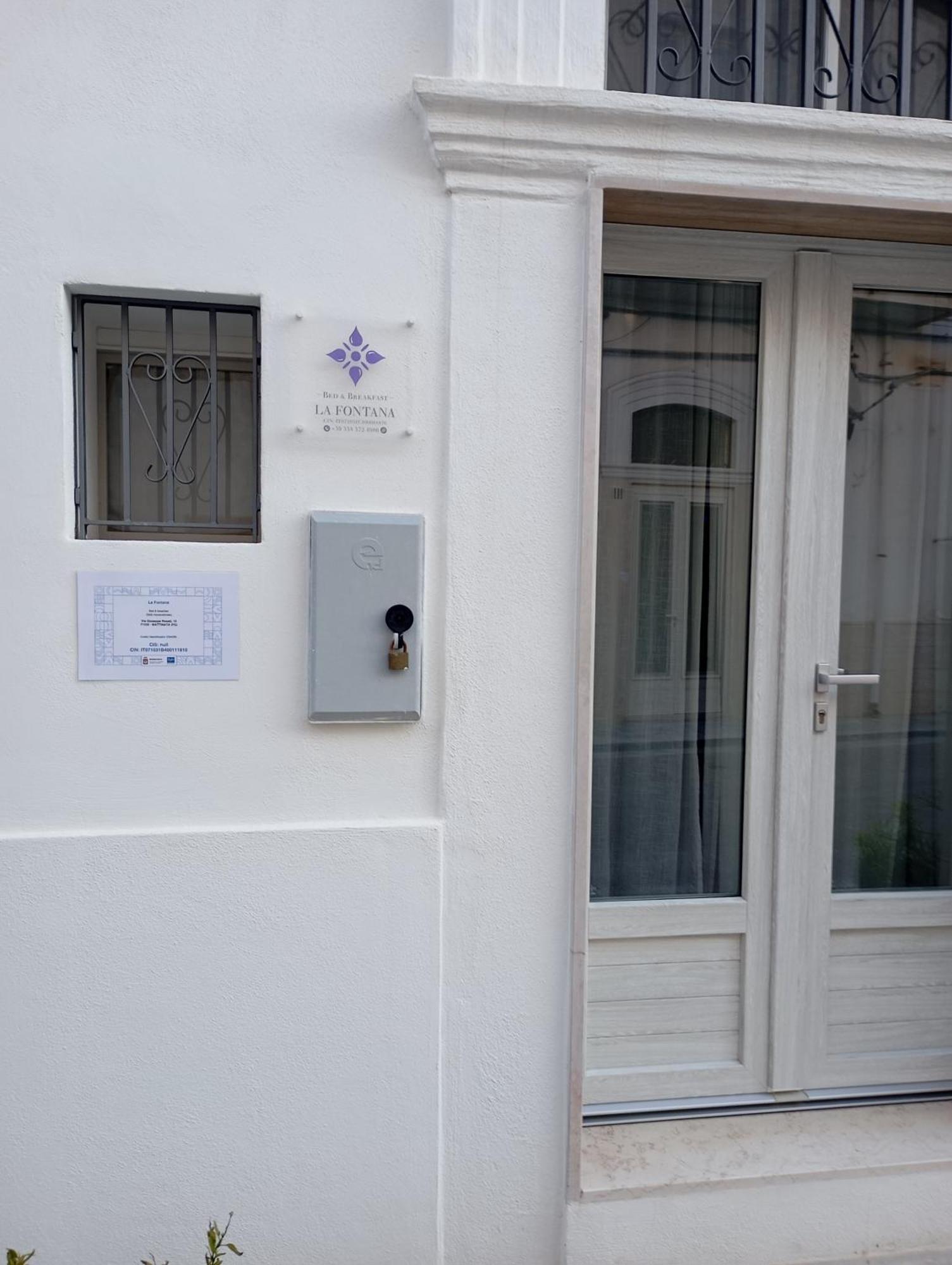 B&B La Fontana Матината Екстериор снимка